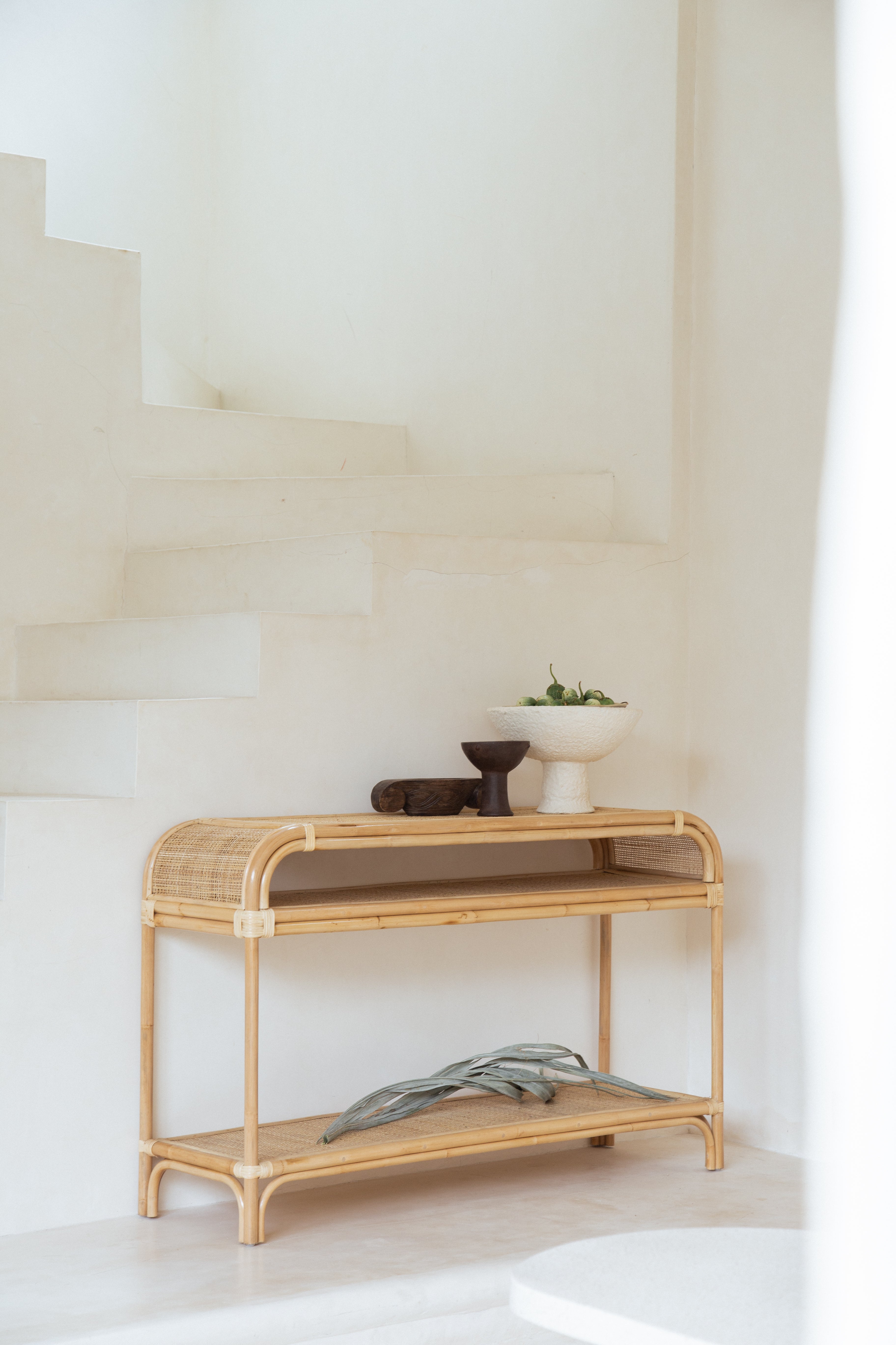 Hattie rattan table