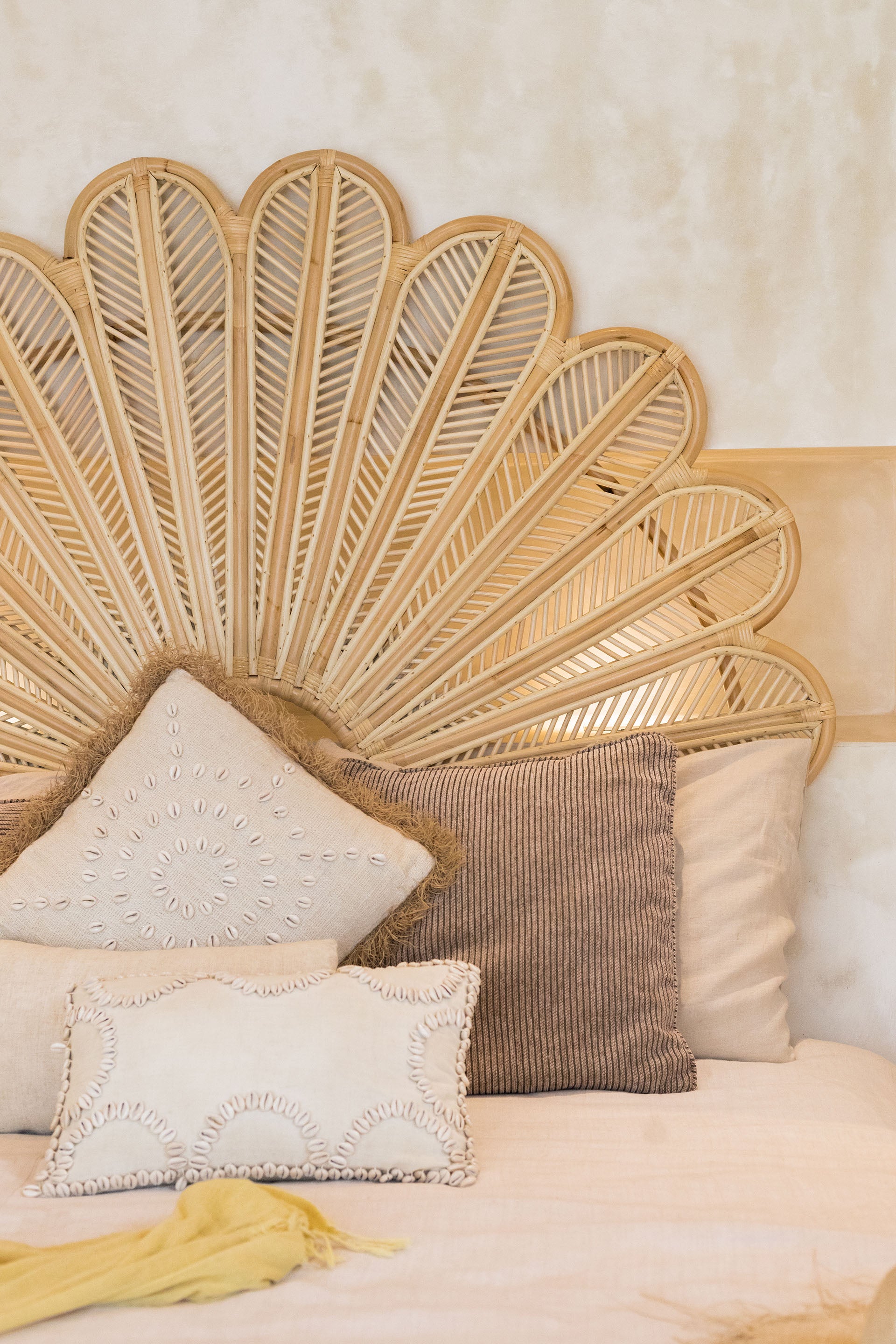 Petal Rattan Bedhead
