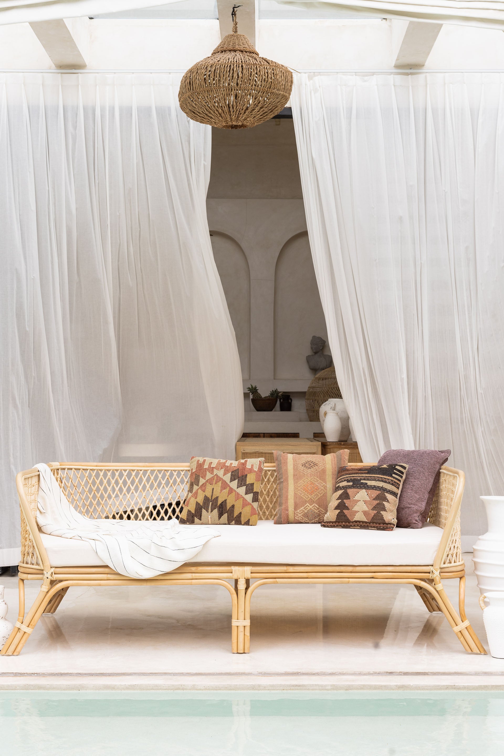Esme Natural Rattan Day Bed