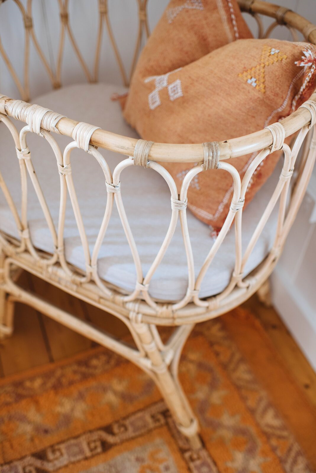 Isla Natural Rattan Bassinet