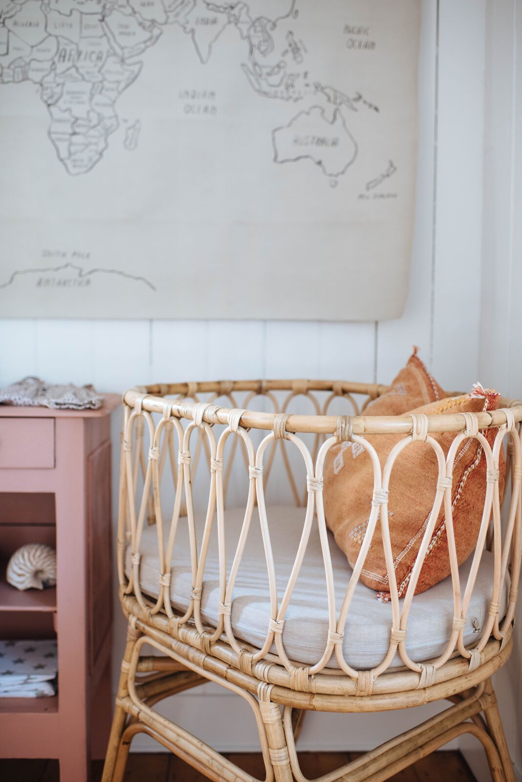 Isla Natural Rattan Bassinet