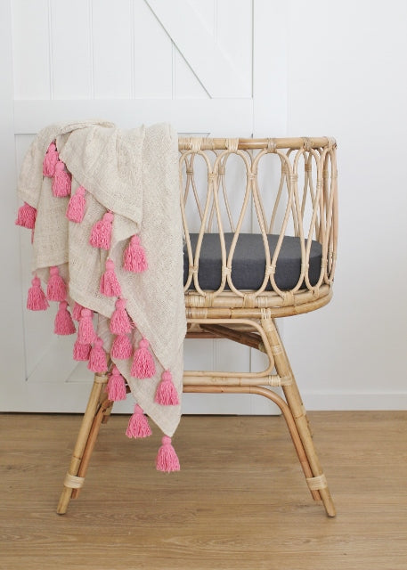 Isla Natural Rattan Bassinet