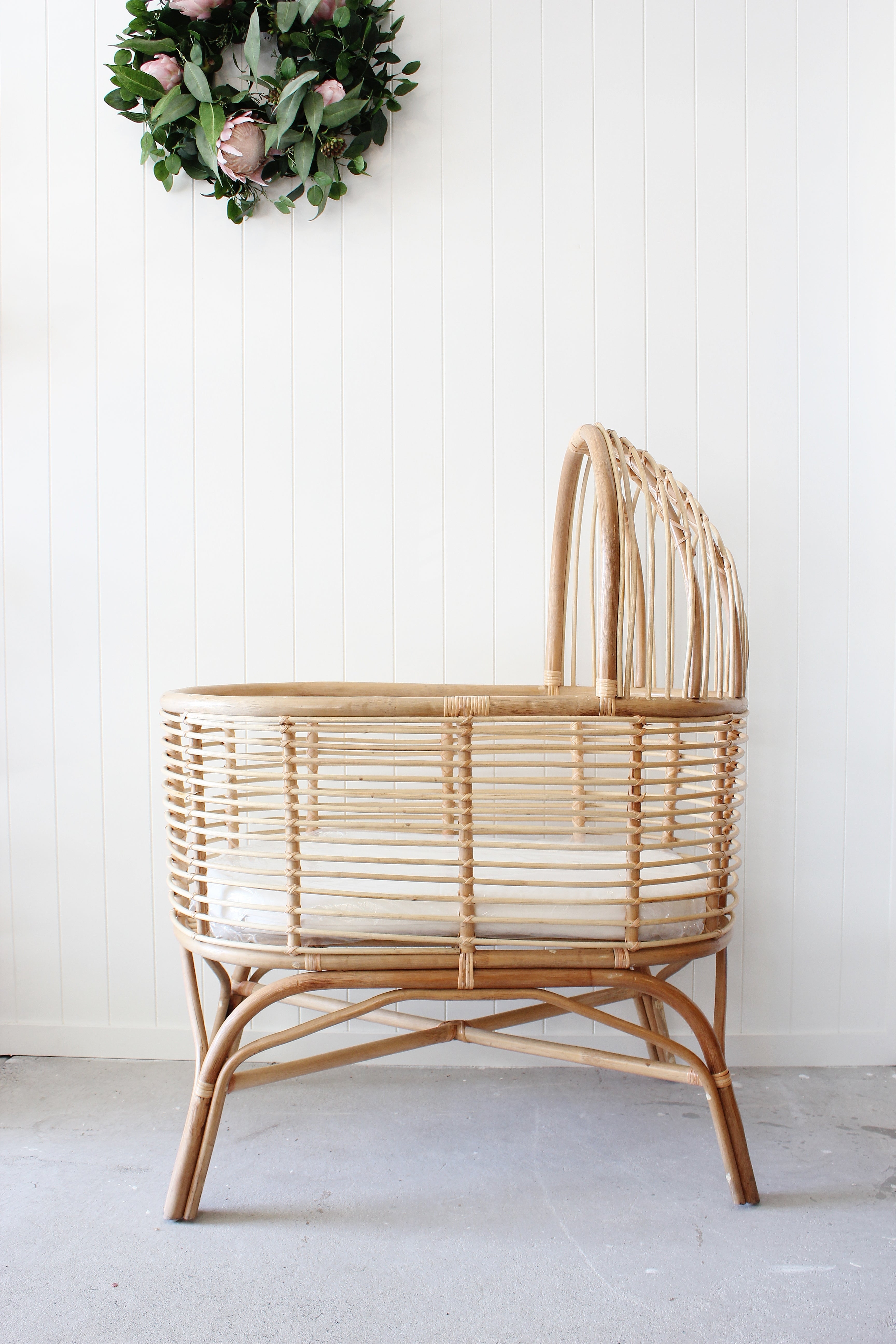The Inside Project Nature'S Nest Rattan Baby Bassinets