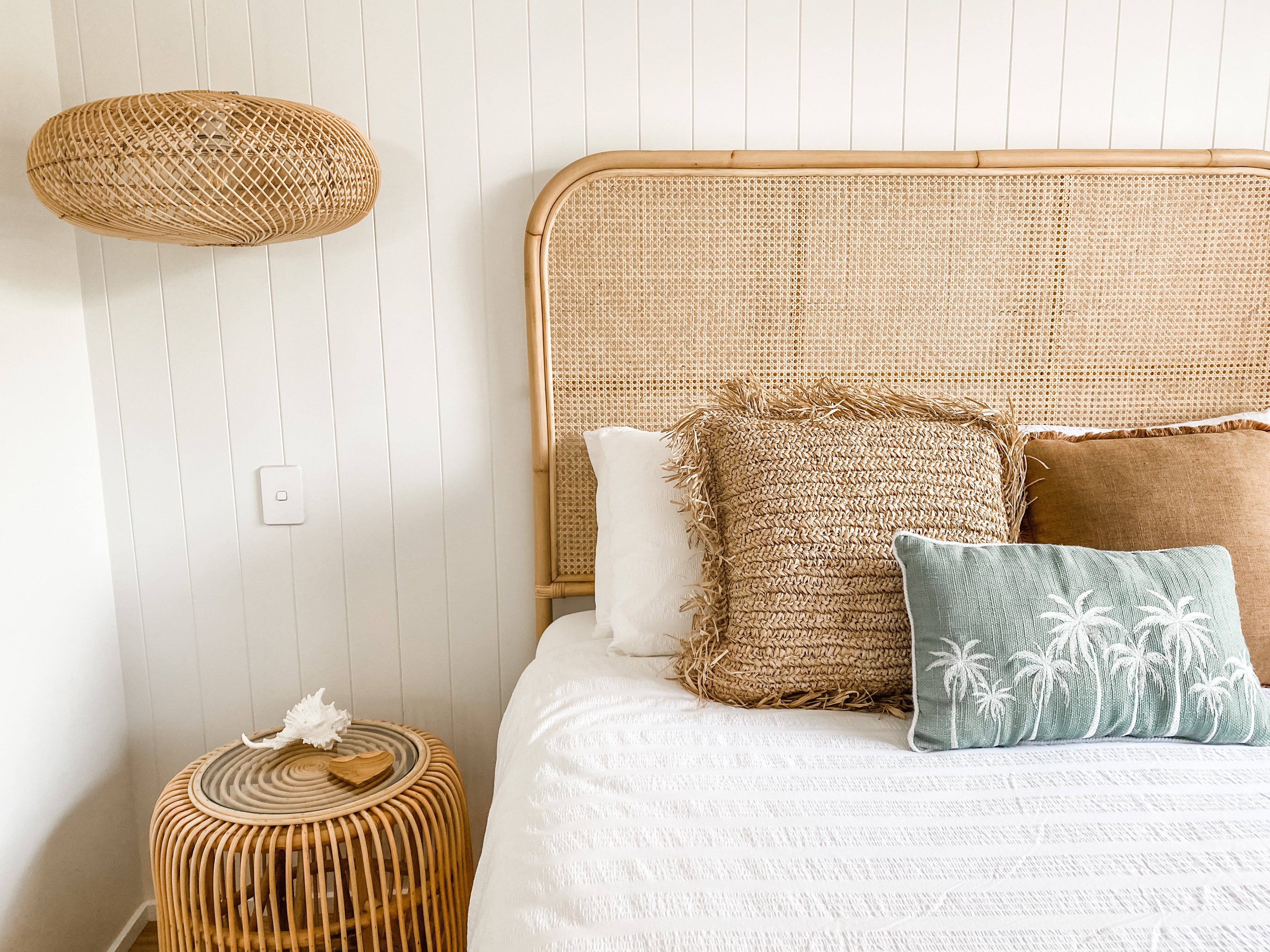 Fraser Natural Rattan Bedhead