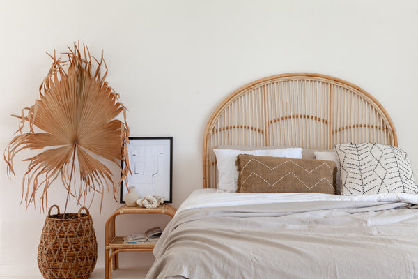 Charlie Arched Rattan Bedhead