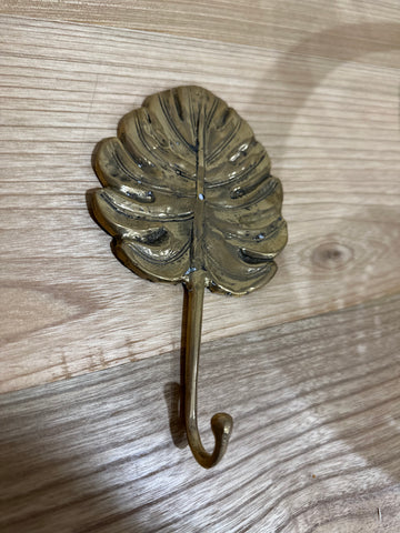 Brass Leaf Hook