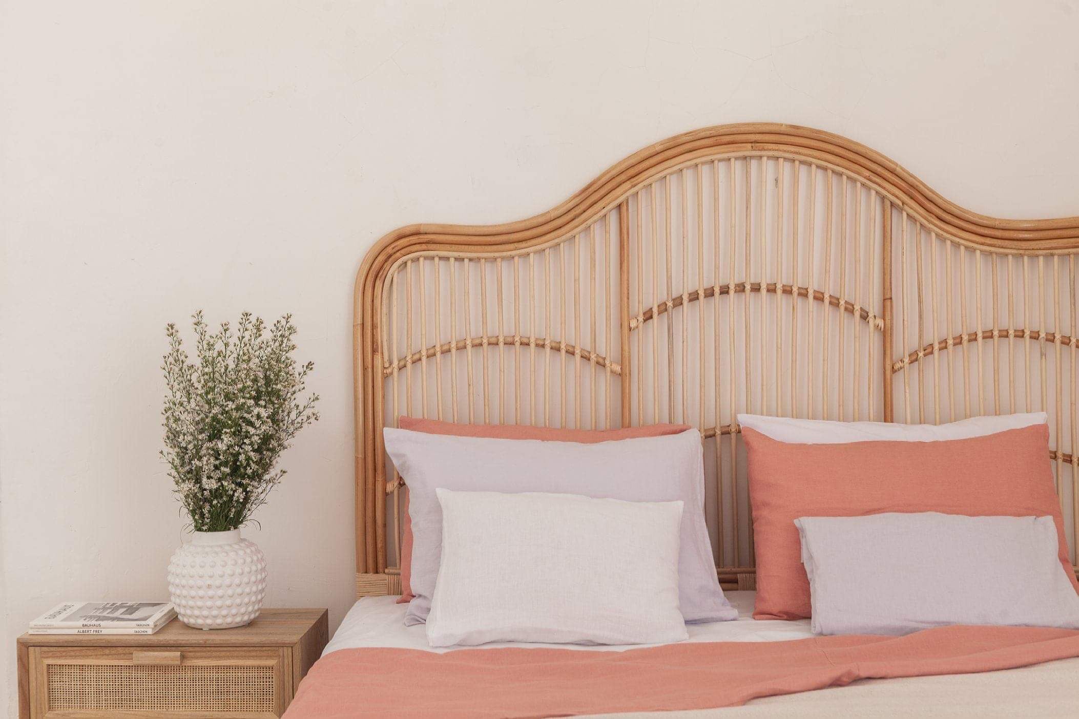 Chloe Natural Rattan Bedhead