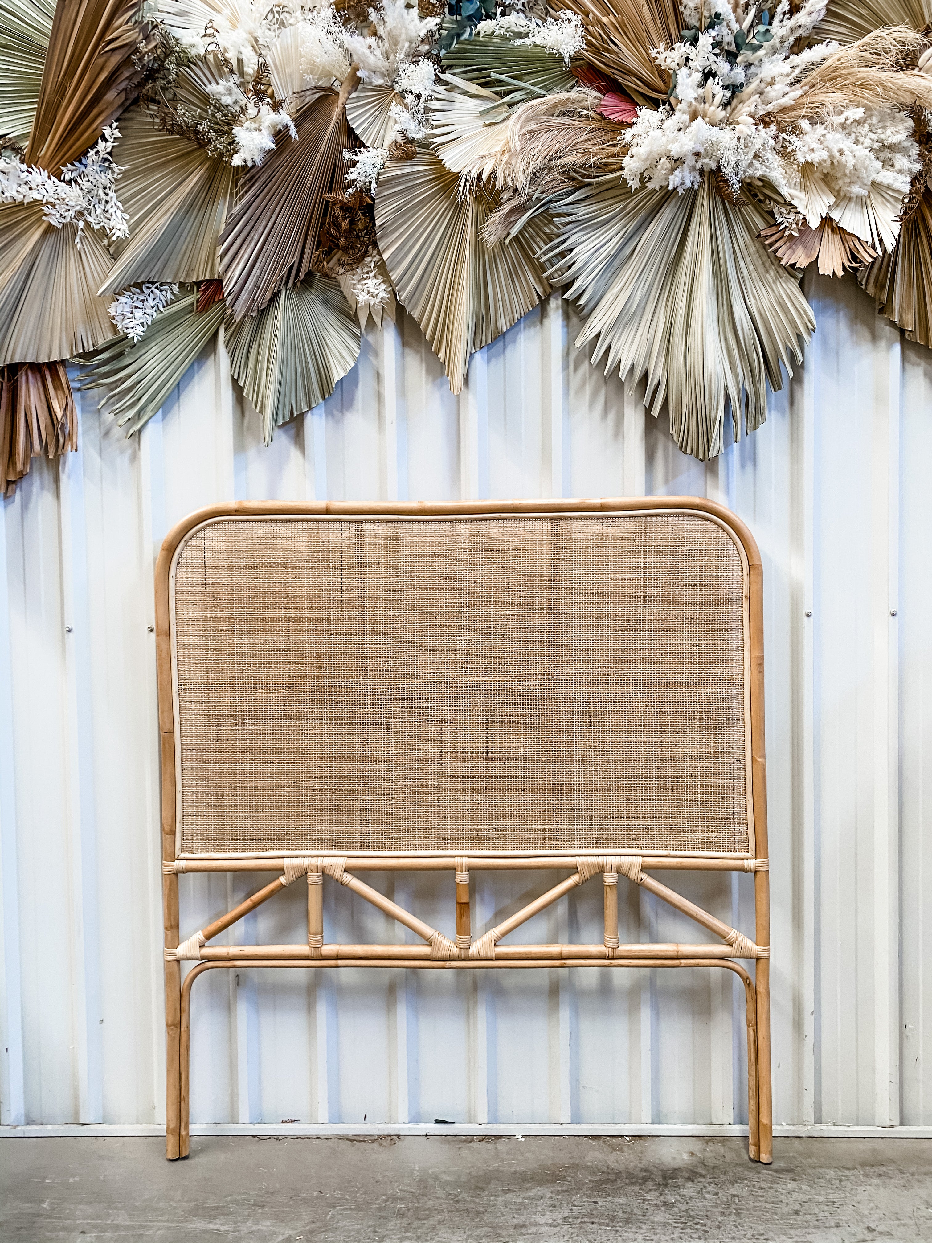 Fraser Natural Rattan Bedhead