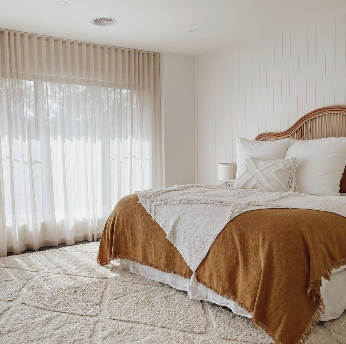 Chloe Natural Rattan Bedhead