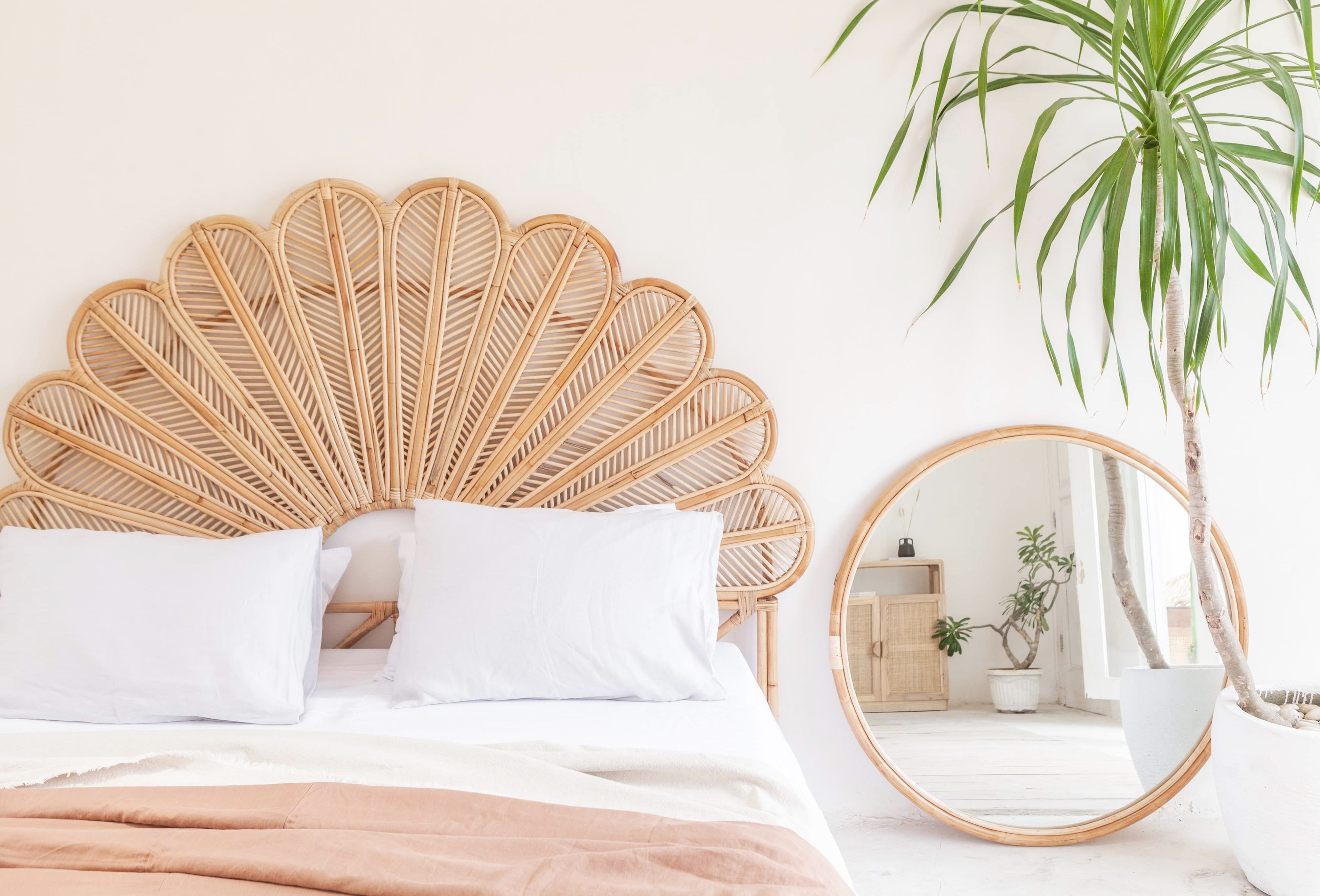 Petal Rattan Bedhead