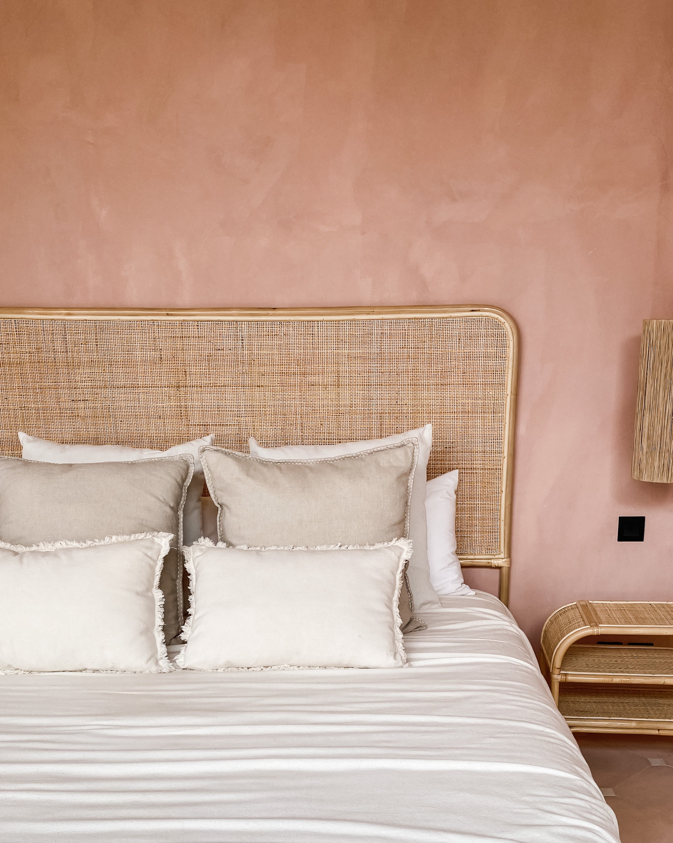 Fraser Natural Rattan Bedhead
