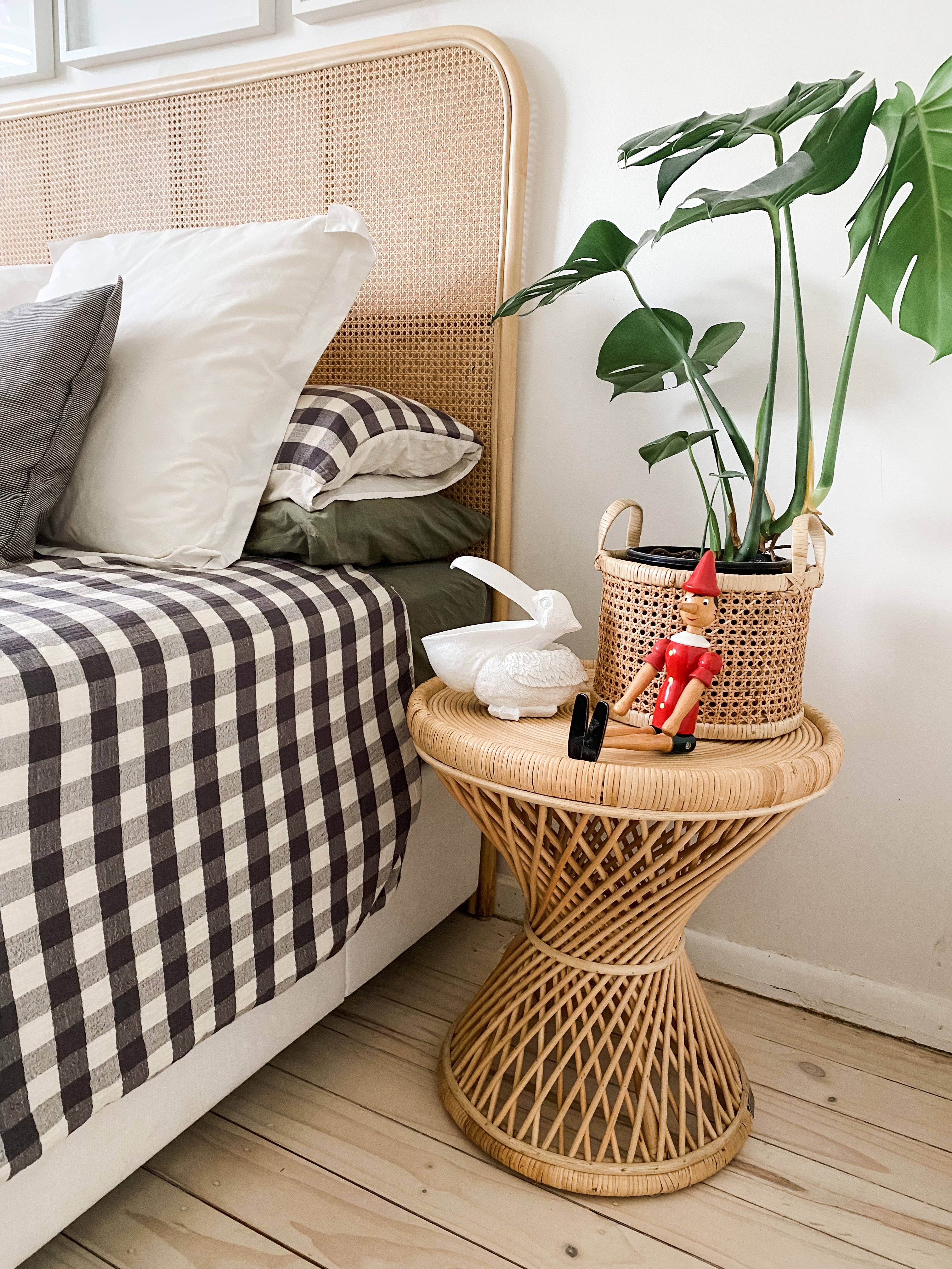 Spiral Rattan Coffee Table