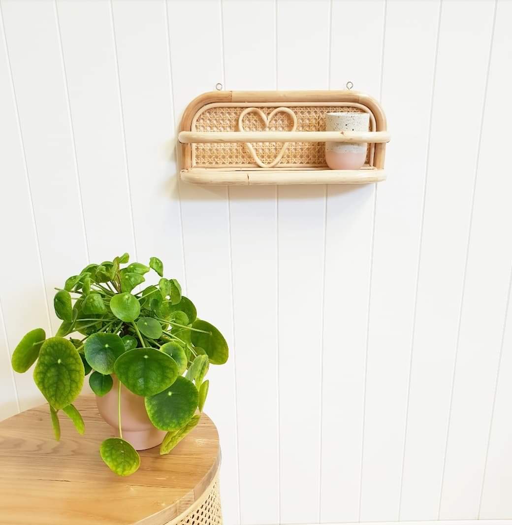Rattan Wall Shelf