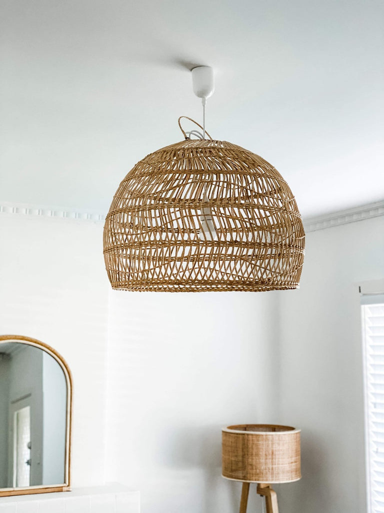 How to Hang Your New Koko Rattan Pendant Light!