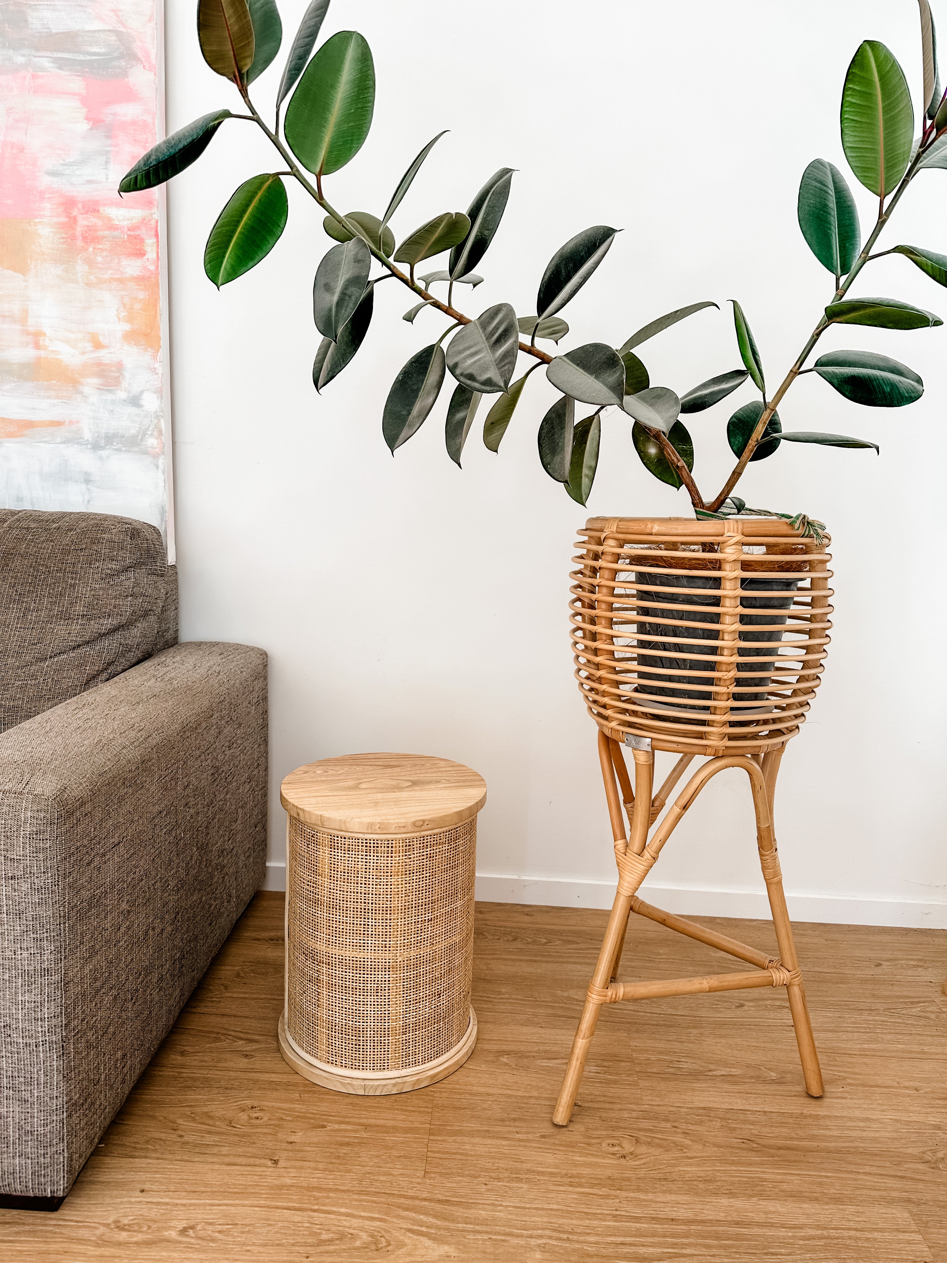 Ava Rattan Side Table