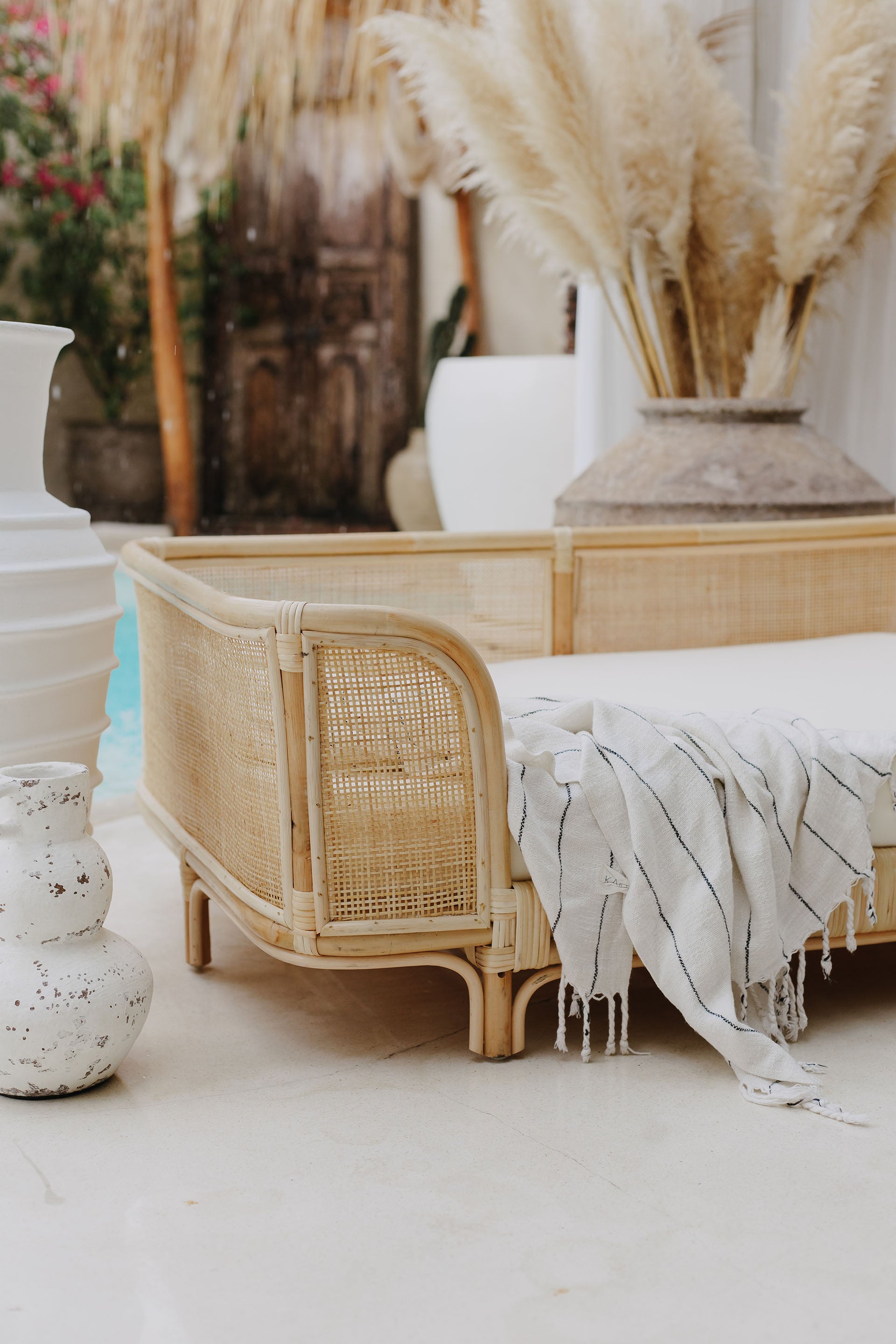 Ralf Rattan Dog Bed
