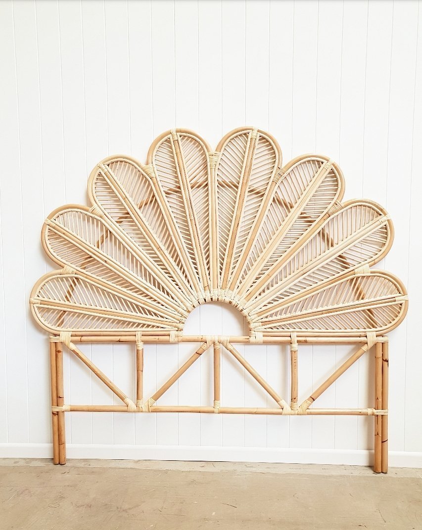 Petal Rattan Bedhead