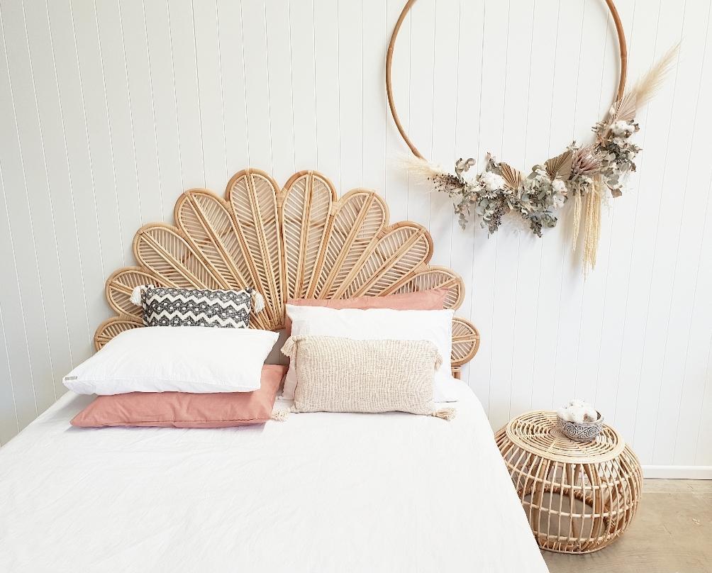 Petal Rattan Bedhead