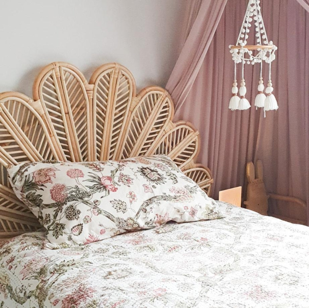 Petal Rattan Bedhead