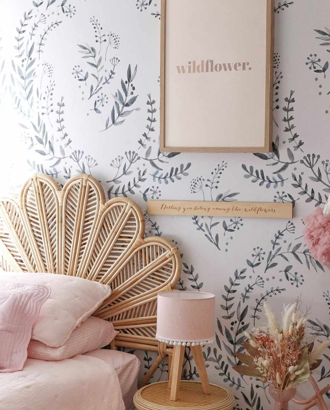 Petal Rattan Bedhead