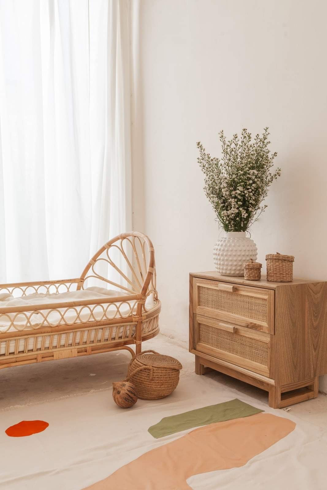 Harper Rattan Bedside Drawers SOLD OUT