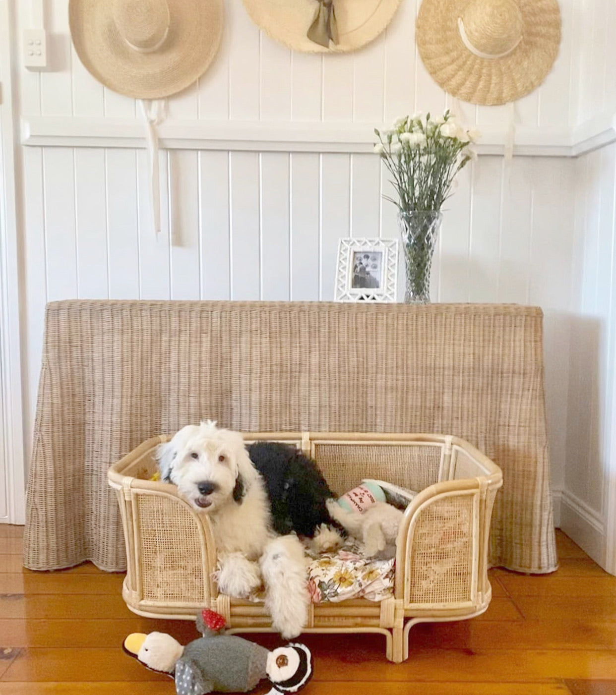 Ralf Rattan Dog Bed