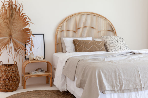 Charlie Arched Rattan Bedhead