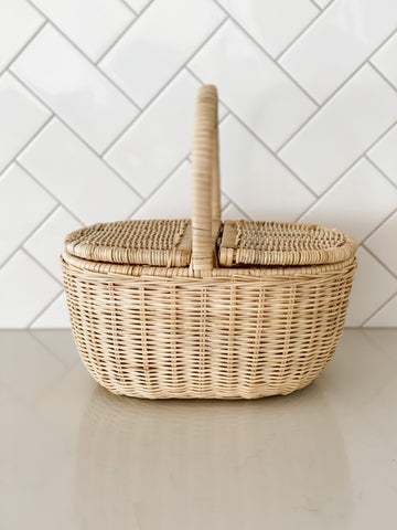 Easter Rattan Basket