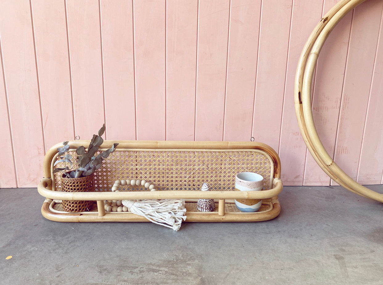 Rattan Wall Shelf