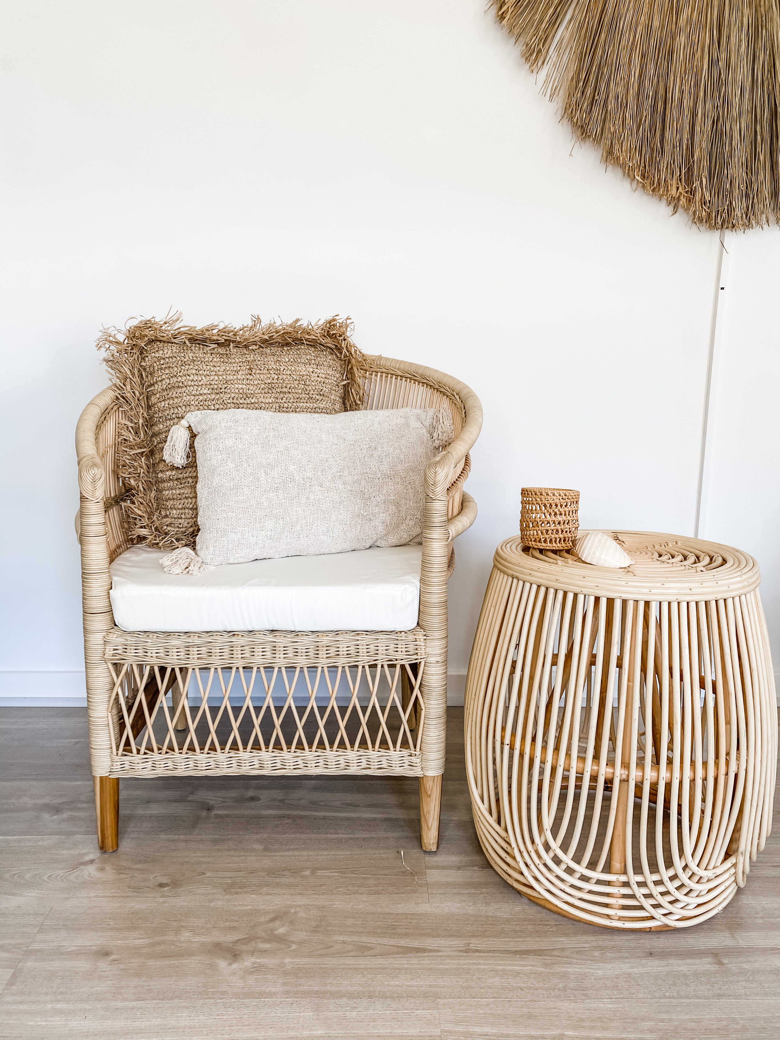 Ellie Rattan Coffee Table IN STOCK NOW