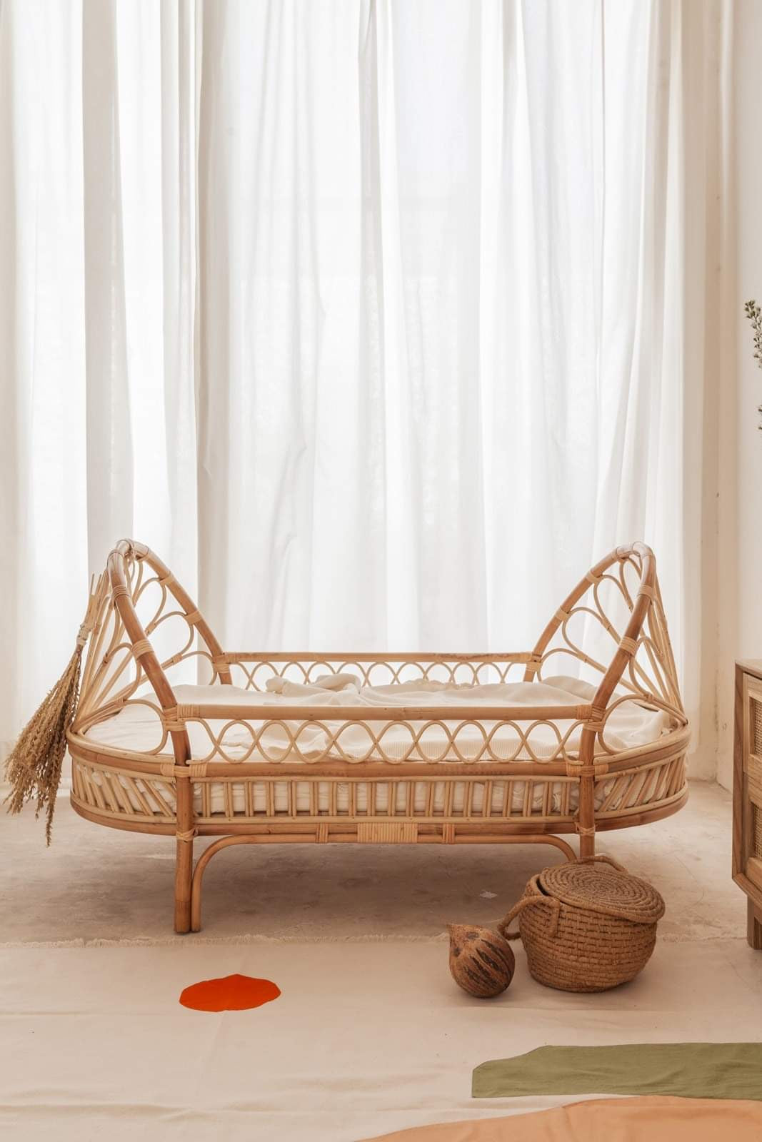 Tilly Rattan Toddler Bed