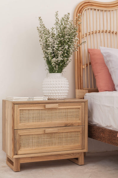 Harper Rattan Bedside Drawers FOR DEC DELIVERY 2024