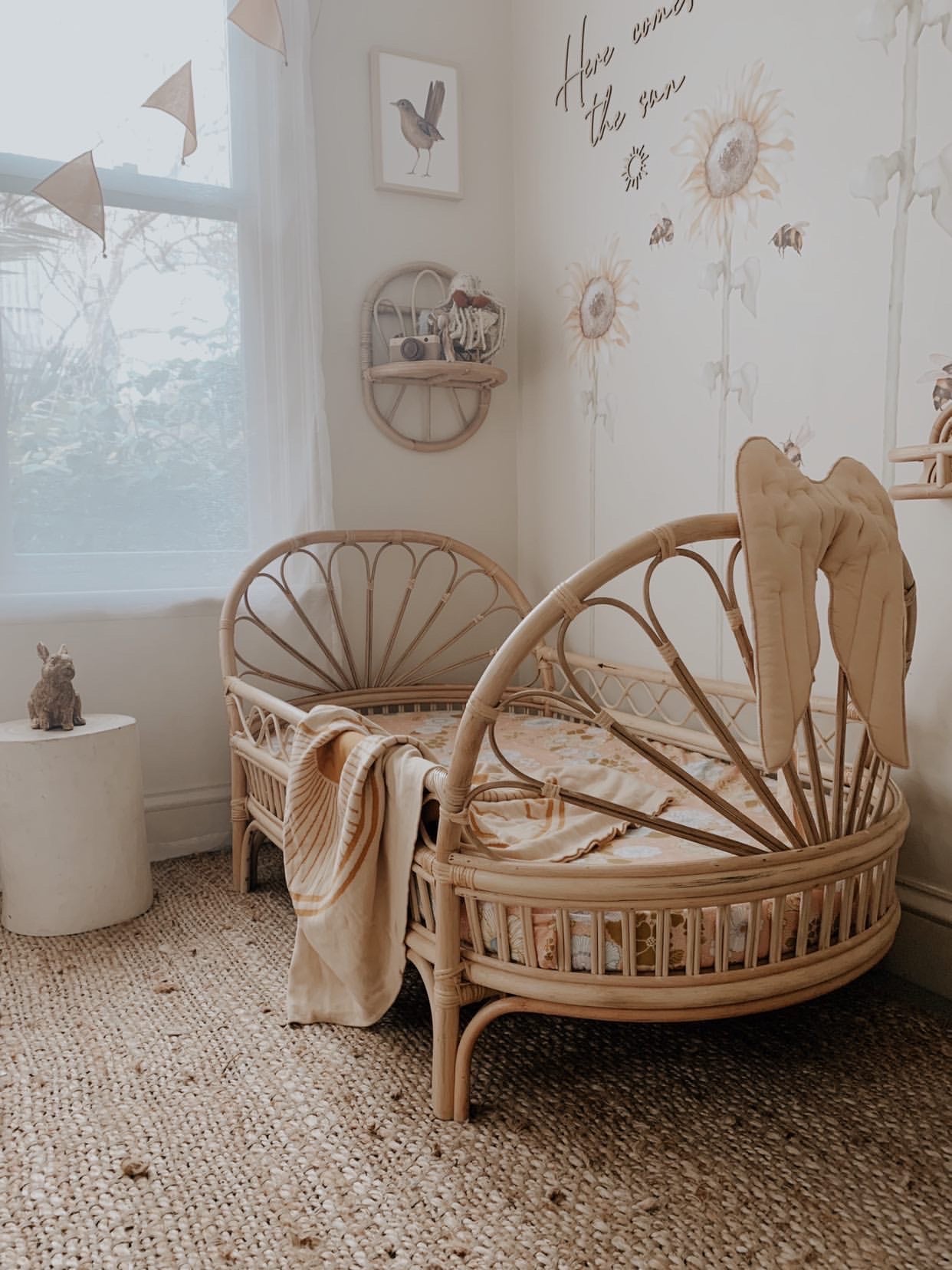 Tilly Rattan Toddler Bed