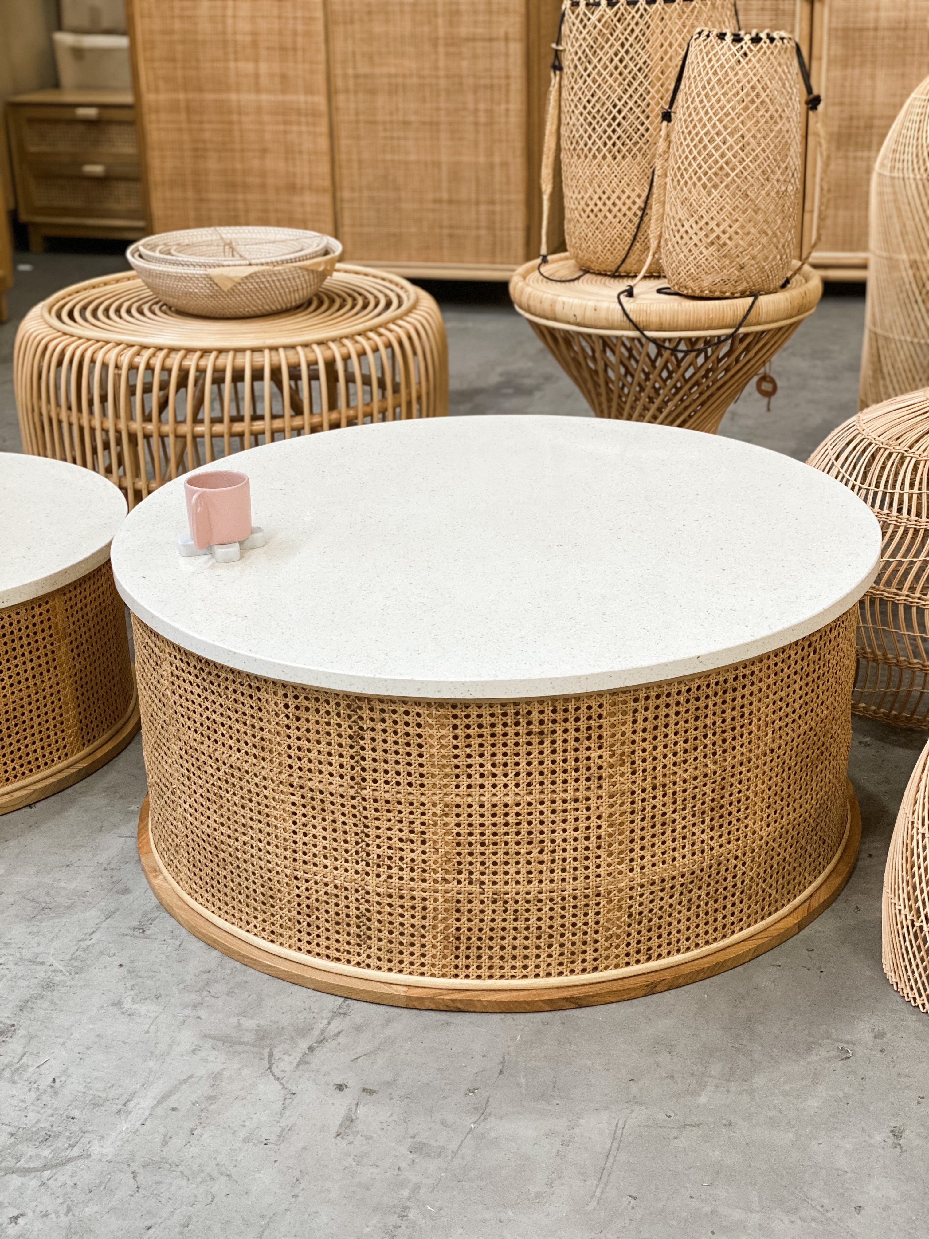 Marley Rattan Coffee Table