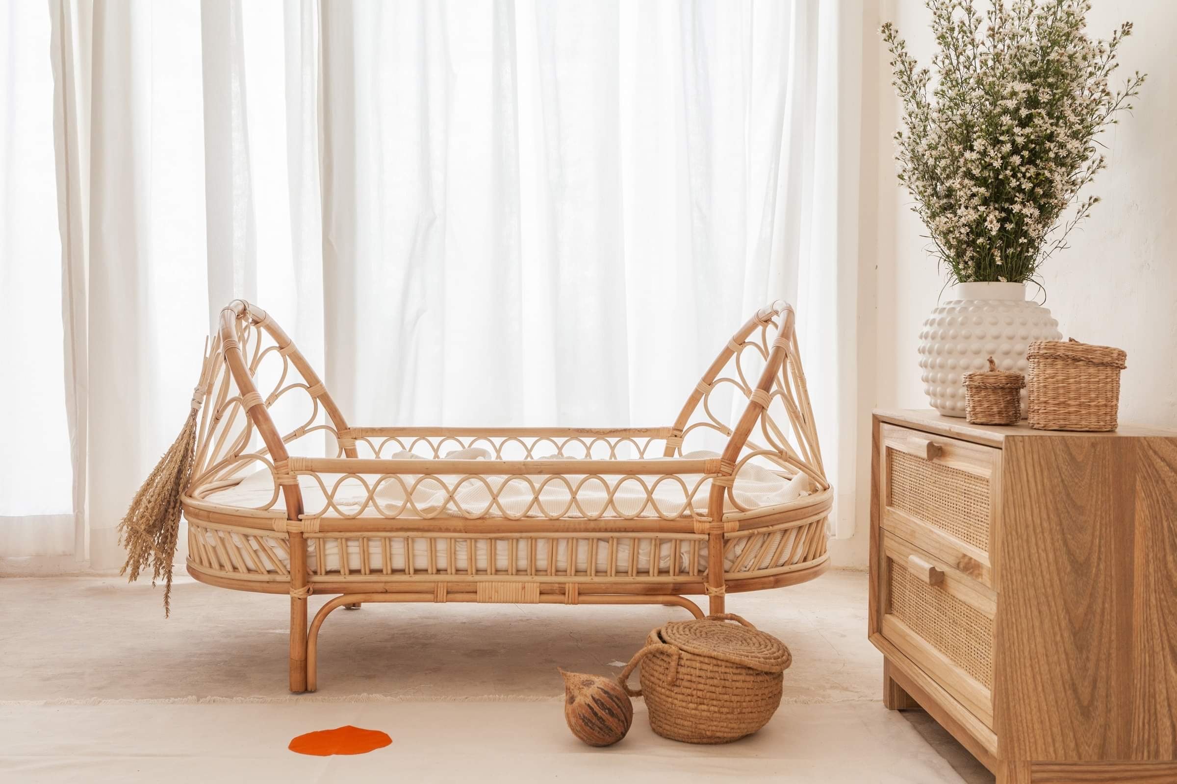Tilly Rattan Toddler Bed