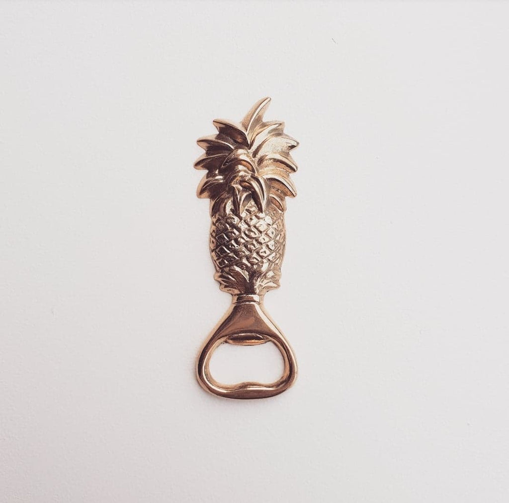 Pineapple brass opener